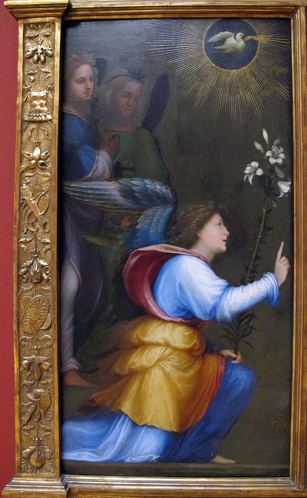 Annunciazione - Museo di Storia e Arte, Genova, dettaglio